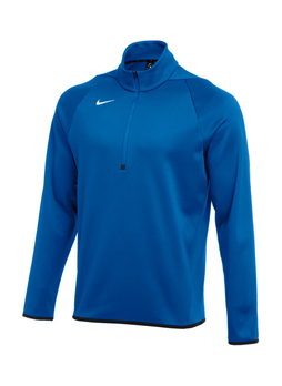 Nike Men's Team Royal Therma Long-Sleeve Quarter-Zip