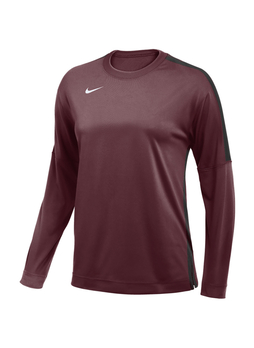 Nike Women's Team Dark Maroon / Team Black Shooting Long-Sleeve T-Shirt