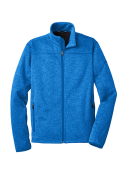Eddie Bauer Men's Brilliant Blue Heather / Grey StormRepel Soft Shell Jacket