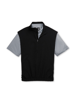 FootJoy Men's Black Half-Zip Windshirt Vest