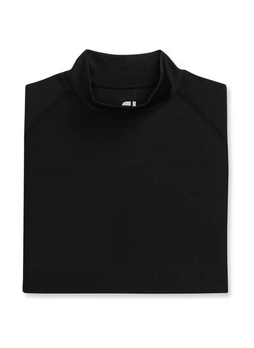 FootJoy Men's Black Long-Sleeve Mock T-Shirt
