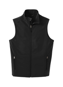 Port Authority Men's Black Core Soft Shell Vest