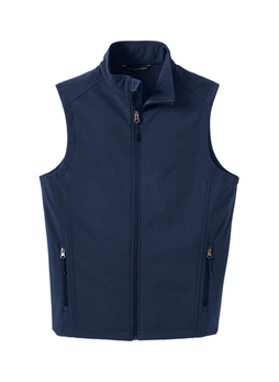 Port Authority Men's Dress Blue Navy Core Soft Shell Vest