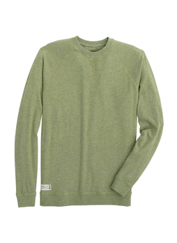 Johnnie-O Men's Evergreen Heathered Pamlico Sweatshirt