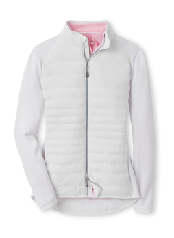 Peter Millar Women's White Merge Hybrid Jacket