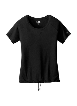 New Era Women's Black Tri-Blend Performance Cinch T-Shirt
