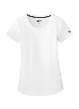 New Era Women's White Series Performance Scoop T-Shirt