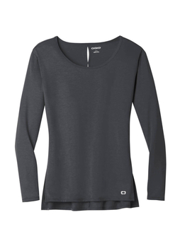 OGIO Women's Diesel Grey Luuma Long-Sleeve T-Shirt