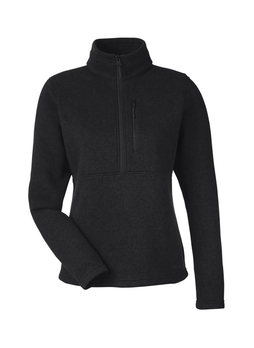 Marmot Women's Black Dropline Half-Zip Sweater Fleece Jacket