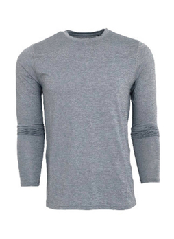 Greyson Men's Light Grey Heather Guide Sport Long-Sleeve T-Shirt
