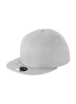 New Era Grey Flat Bill Snapback Hat