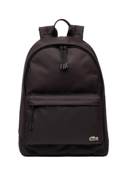 Lacoste Black Neocroc Classic Solid Backpack