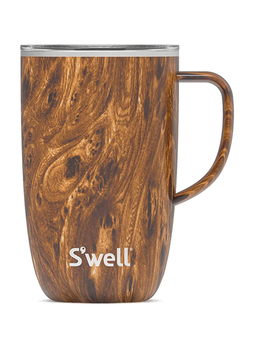 S'well Teakwood 16 oz Mug with Handle