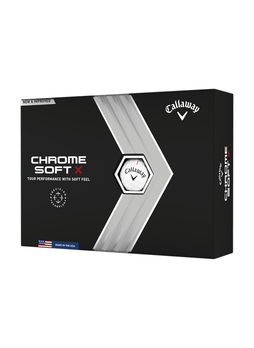 Callaway White   Golf Chrome Soft X Golf Balls