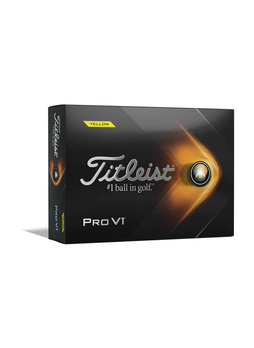 Titleist  Pro V1 Golf Balls-Yellow