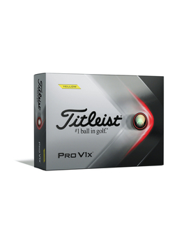 Titleist  Pro V1x Golf Balls-Yellow
