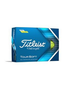 Titleist  Tour Soft Golf Balls-Yellow