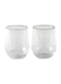 Clear Corkcicle Stemless Glass Set Of Two Clear || product?.name || ''
