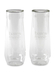 Clear Corkcicle Flute Glass Set Of Two Clear || product?.name || ''