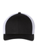 Richardson Fitted Trucker With R-Flex Hat Black / White   Black / White || product?.name || ''