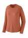 Sienna Clay Patagonia Women's Long-Sleeved Capilene Cool Trail Shirt || product?.name || ''