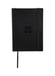 Journalbooks 6.75" X 9.5" Pedova Large Ultra Soft Notebook Black Black || product?.name || ''