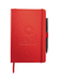 Journalbooks 5.5" X 8.5" FSC Mix Nova Bound Notebook Red Red || product?.name || ''