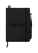Journalbooks 5' X 7' Firenze Soft Bound Notebook Black Black || product?.name || ''