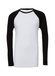 Bella+Canvas Men's White / Black Jersey Long-Sleeve Baseball T-Shirt White / Black || product?.name || ''
