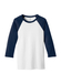 Bella+Canvas Men's 3/4-Sleeve Baseball T-Shirt White / Navy White / Navy || product?.name || ''