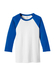 Bella+Canvas White / Royal Men's 3/4-Sleeve Baseball T-Shirt White / Royal || product?.name || ''