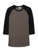 Alternative Men's Vintage Coal / Black Vintage Keeper 3/4 Sleeve Baseball T-Shirt  Vintage Coal / Black || product?.name || ''