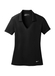 Nike Women's Black Dri-FIT Vertical Mesh Polo  Black || product?.name || ''