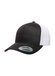 Yupoong 5-Panel Retro Trucker Hat Black / White   Black / White || product?.name || ''