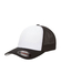 Yupoong Flexfit Trucker Mesh With White Front Panels Hat Black / White   Black / White || product?.name || ''