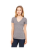 Bella+Canvas Grey Triblend Deep V-Neck T-Shirt Women's Grey Triblend || product?.name || ''