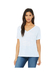 Women's Bella+Canvas Blue Marble Slouchy V-Neck T-Shirt Blue Marble || product?.name || ''