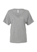 Bella+Canvas Athletic Heather Slouchy V-Neck T-Shirt Women's Athletic Heather || product?.name || ''