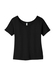 Bella+Canvas Women's Black Slouchy Scoop-Neck T-Shirt Black || product?.name || ''