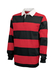 Charles River Unisex Classic Rugby Shirt Black / Red || product?.name || ''