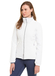 Logo Zero Restriction Women's White Jillian Jacket Custom Embroidery