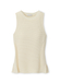 Ivory Peter Millar Women's Campbell Ottoman Rib Sleeveless Sweater || product?.name || ''