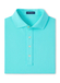 Peter Millar Men's Soul Performance Mesh Polo - Kelly Hard Collar Turquoise || product?.name || ''