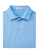 Men's Peter Millar Cottage Blue Solid Performance Polo - Knit Collar  Cottage Blue || product?.name || ''