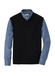 Peter Millar Men's Black Autumn Crest V-Neck Sweater Vest  Black || product?.name || ''