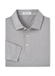 Gale Grey Peter Millar Men's Solid Performance Long-Sleeve Jersey Polo || product?.name || ''
