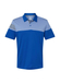 Adidas Collegiate Royal Men's Heathered 3-Stripes Colorblock Polo  Collegiate Royal || product?.name || ''