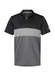 Adidas Men's Black / Grey Three Block Polo  Black / Grey Three || product?.name || ''