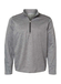 Adidas Men's Mid Grey Heather / Black Brushed Terry Heathered Quarter-Zip  Mid Grey Heather / Black || product?.name || ''