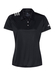 Adidas Women's Black / White 3-Stripes Shoulder Polo  Black / White || product?.name || ''